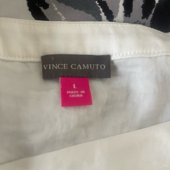 Vince Camuto Classic White Blouse - Picture 4 of 4